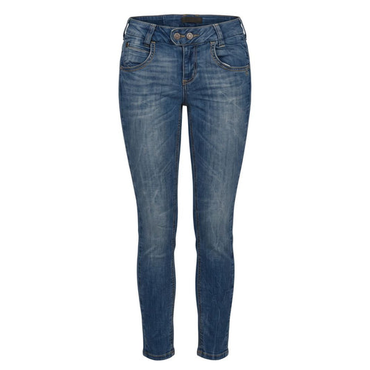 Jeans da donna in cotone blu Object