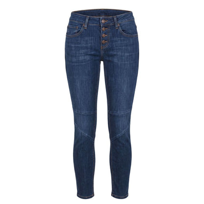 Jeans da donna in cotone blu Object