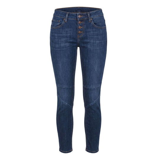 Jeans da donna in cotone blu Object