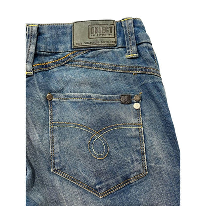 Jeans da donna in cotone blu Object