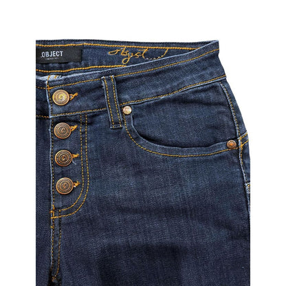 Jeans da donna in cotone blu Object