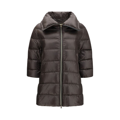 Herno Gray Polyester Full-Length Jacket