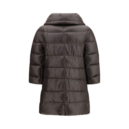 Herno Gray Polyester Full-Length Jacket