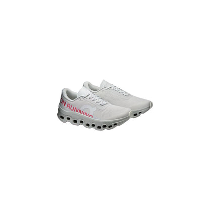 On Running Gray Synthetic Athletic Sneakers