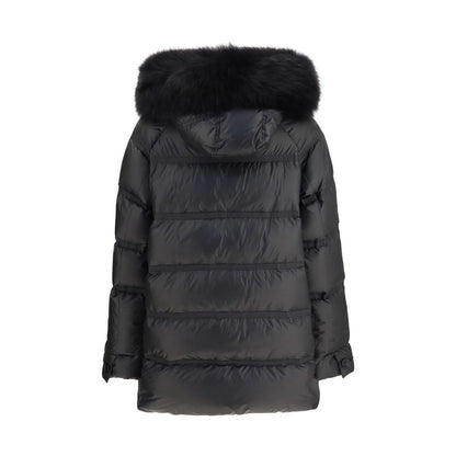 Peuterey Black Polyester Full-Length Jacket