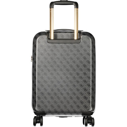 Guess Jeans Black Plastic Luggage And Travel
