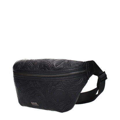 Karl Lagerfeld Black Polyethylene Backpack