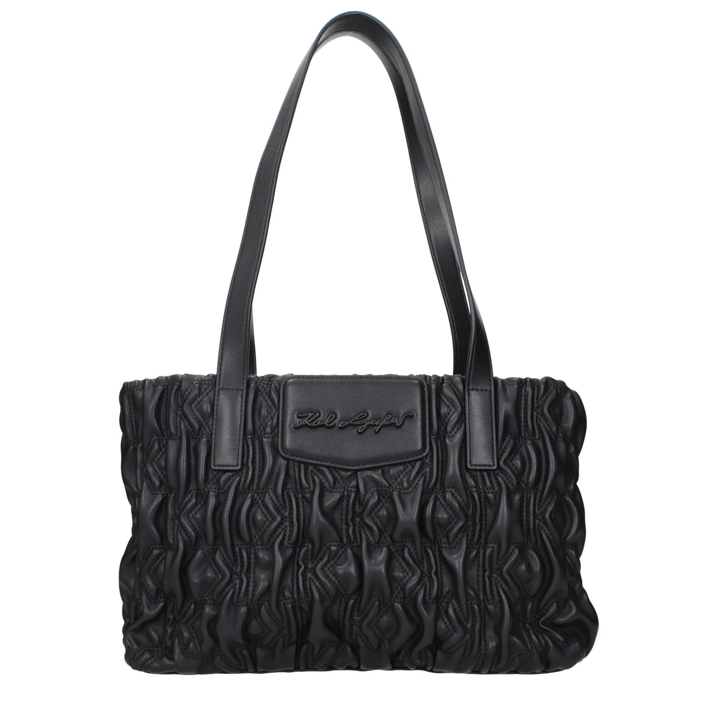 Karl Lagerfeld Black Polyester Shoulder Bag