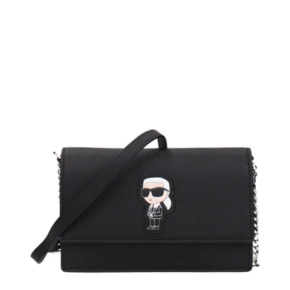 Karl Lagerfeld Black Polyethylene Crossbody Bag