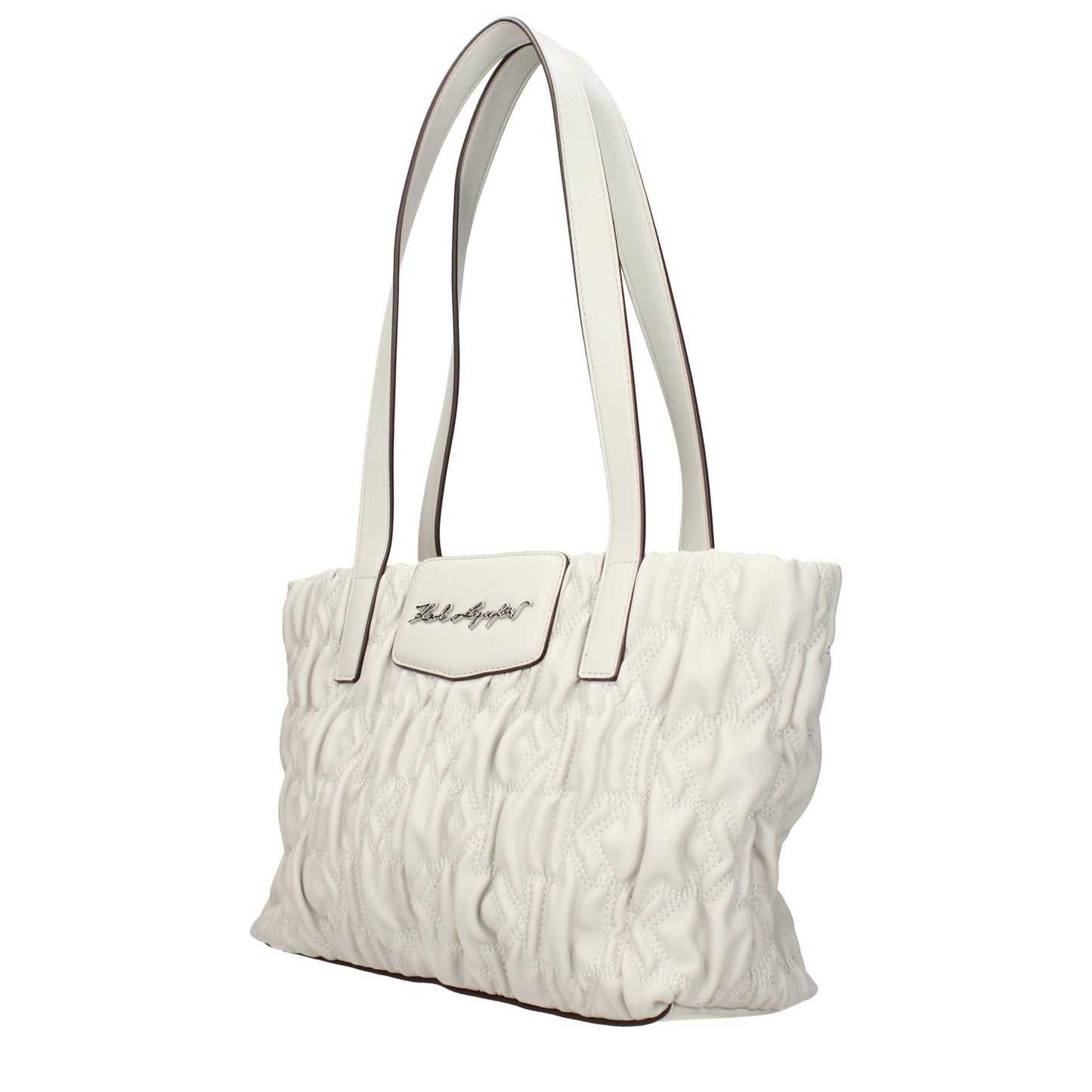 Karl Lagerfeld Gray Polyester Shoulder Bag
