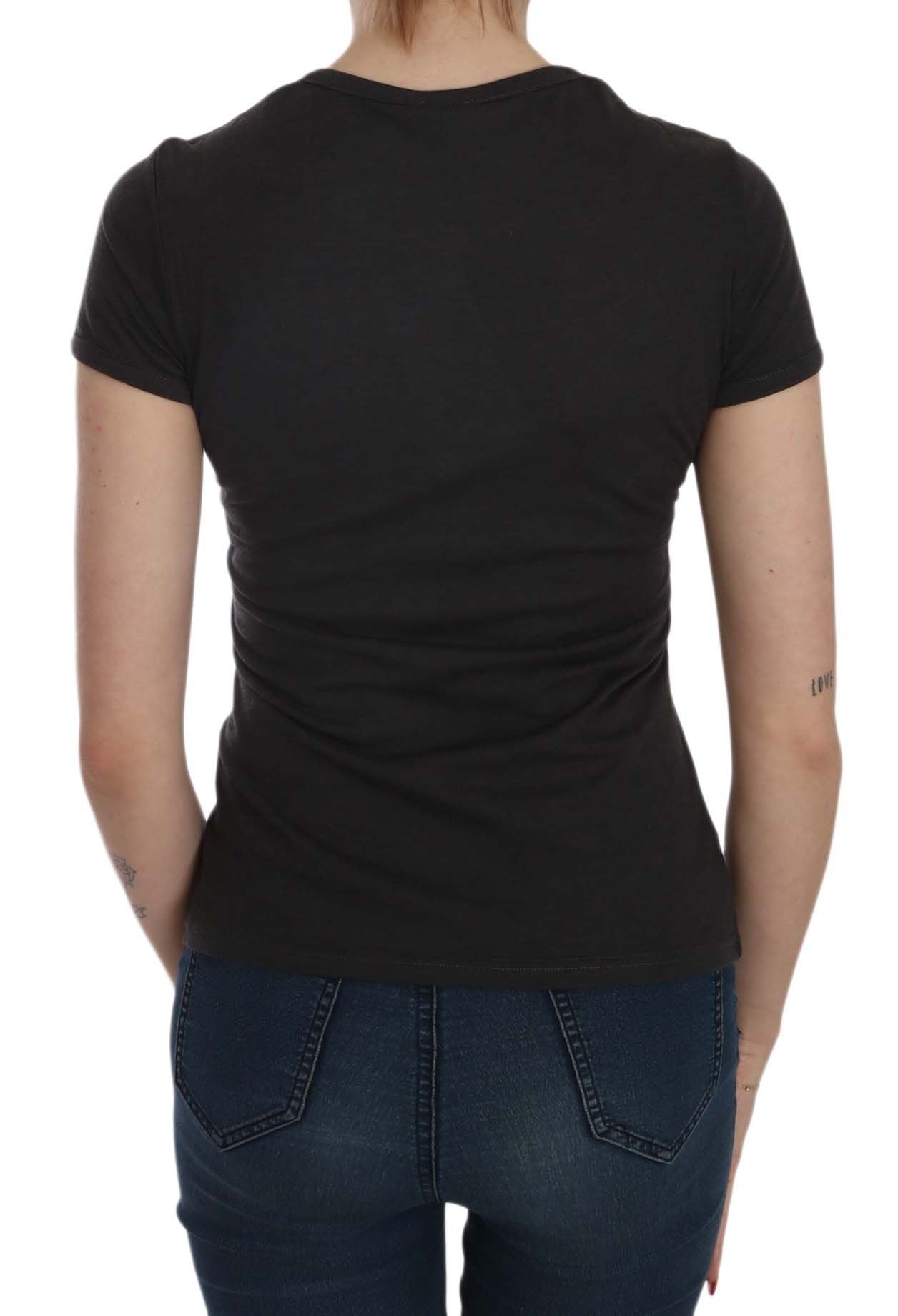Maglietta casual a maniche corte con stampa Exte Black Hearts