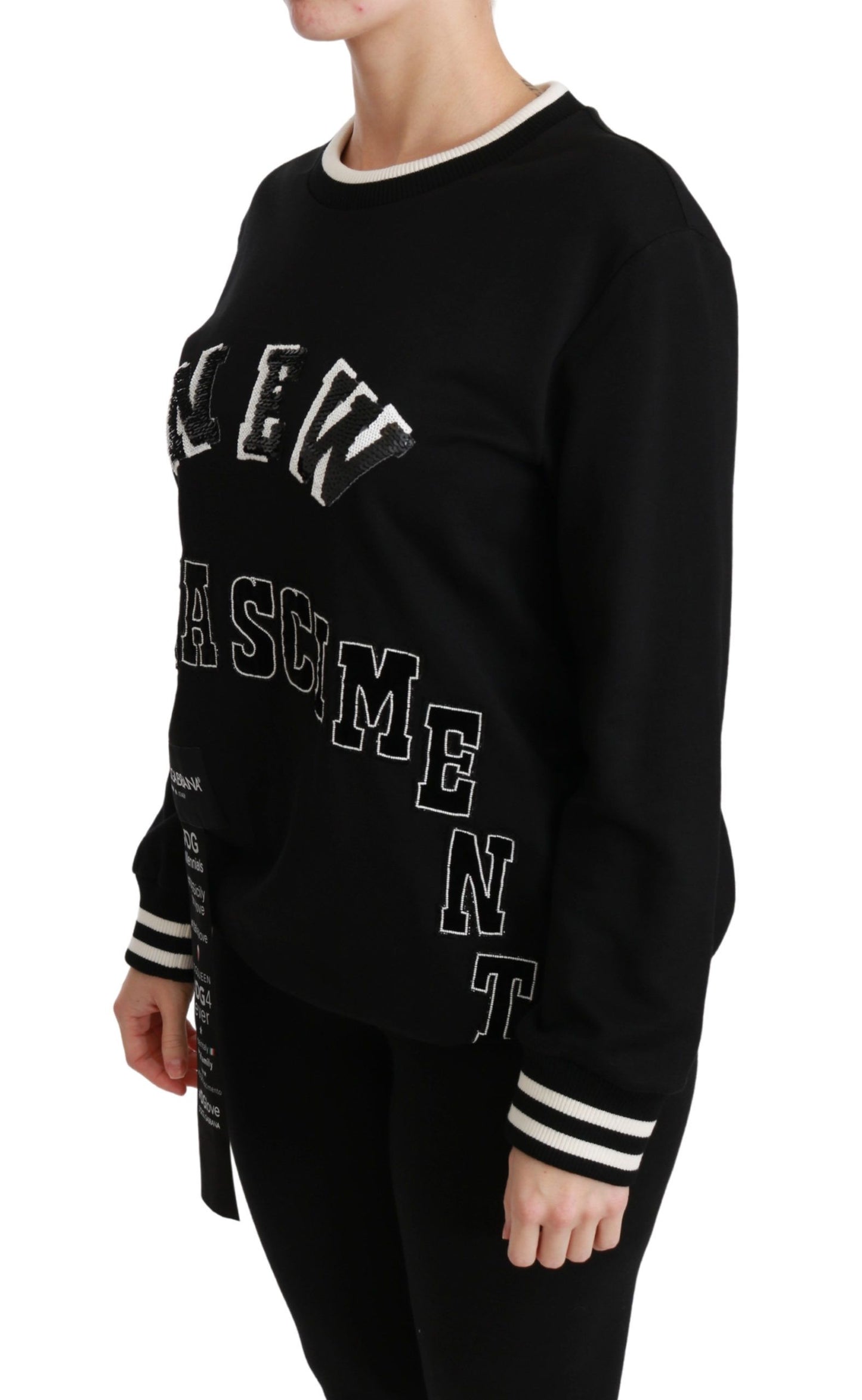 Dolce &amp; Gabbana Maglione Nero Rinascimento #DGmillennials