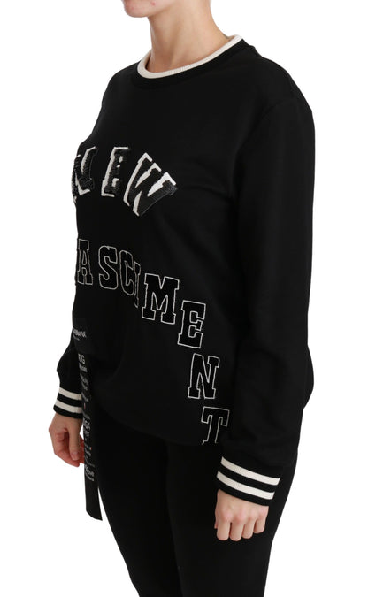 Dolce &amp; Gabbana Maglione Nero Rinascimento #DGmillennials