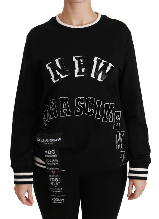 Dolce &amp; Gabbana Maglione Nero Rinascimento #DGmillennials