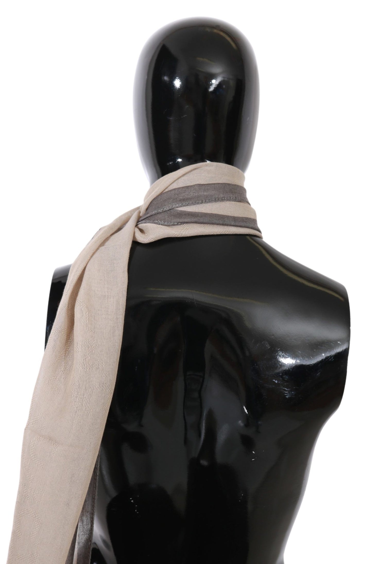 Sciarpa scialle in cotone beige da donna Costume National