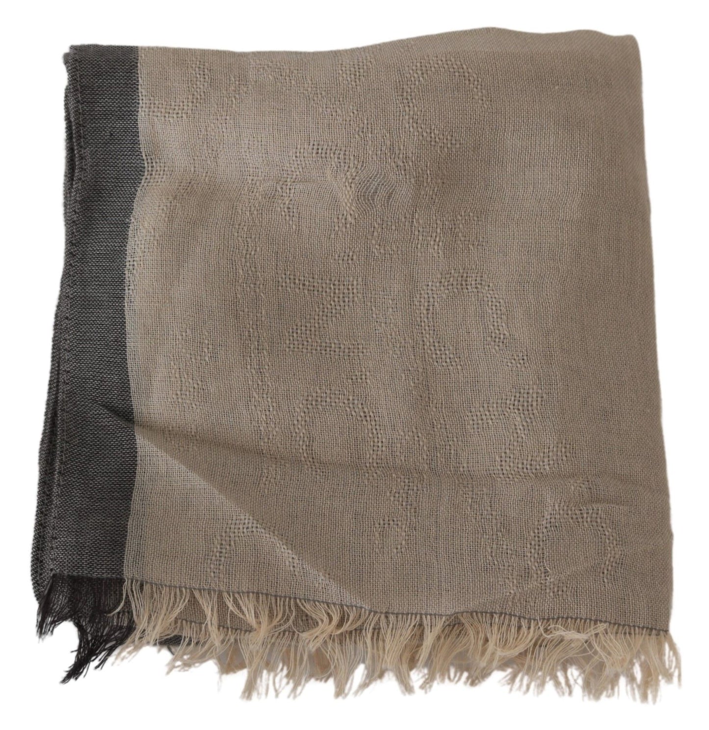 Sciarpa scialle in cotone beige da donna Costume National