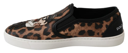 Mocassini Dolce &amp; Gabbana in pelle leopardata #dgfamily