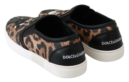 Mocassini Dolce &amp; Gabbana in pelle leopardata #dgfamily