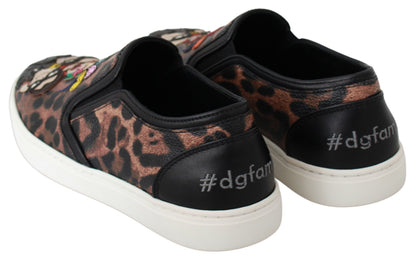 Mocassini Dolce &amp; Gabbana in pelle leopardata #dgfamily
