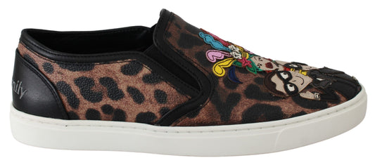 Mocassini Dolce &amp; Gabbana in pelle leopardata #dgfamily