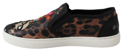 Mocassini Dolce &amp; Gabbana in pelle leopardata #dgfamily