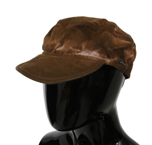 Cappello da tassista con basco da newsboy marrone Costume National