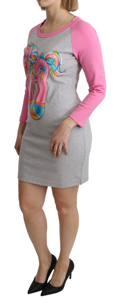 Abito in maglia grigia Moschino My Little Pony