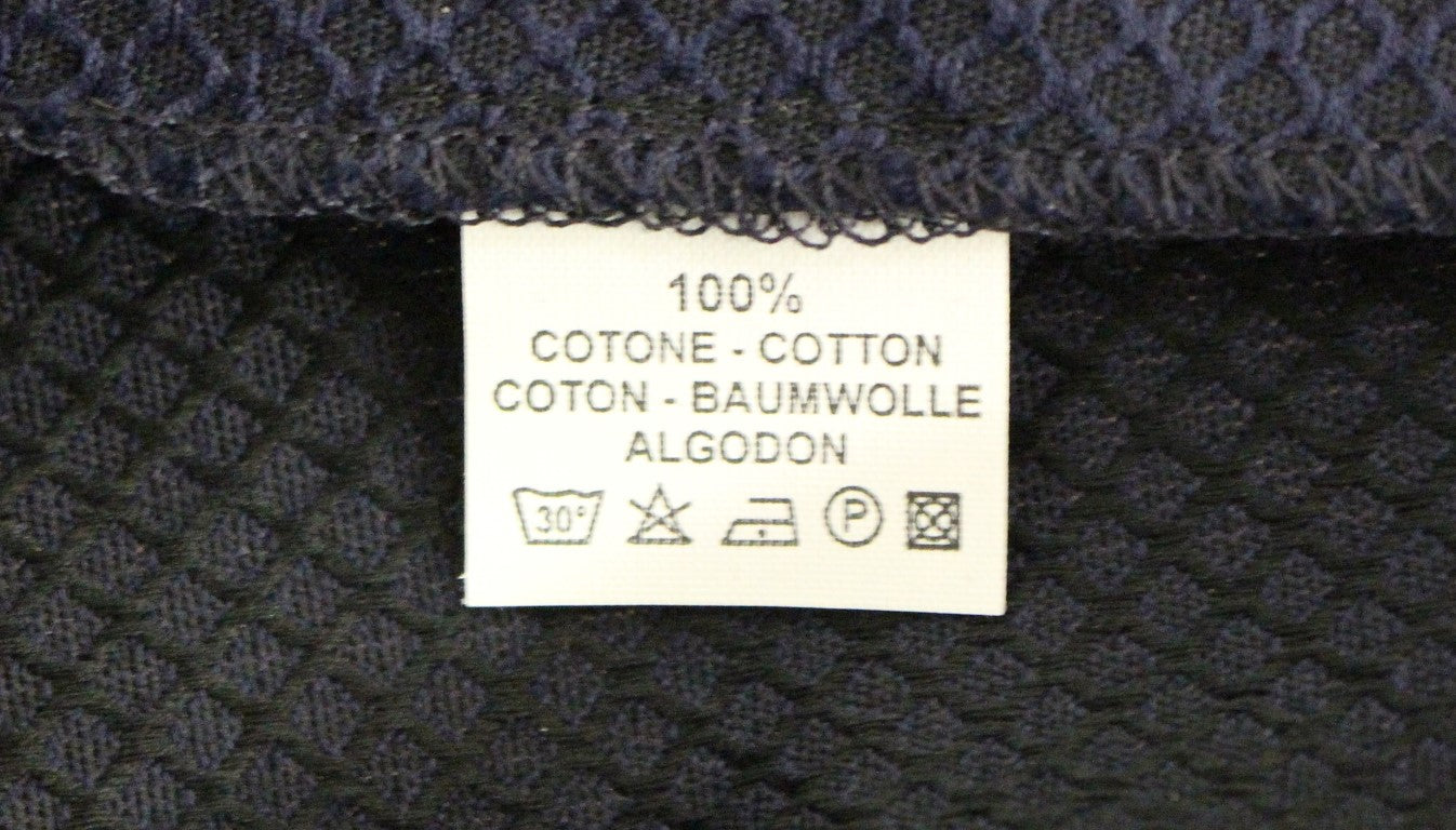 Pantaloni in cotone blu cropped di Andrea Incontri