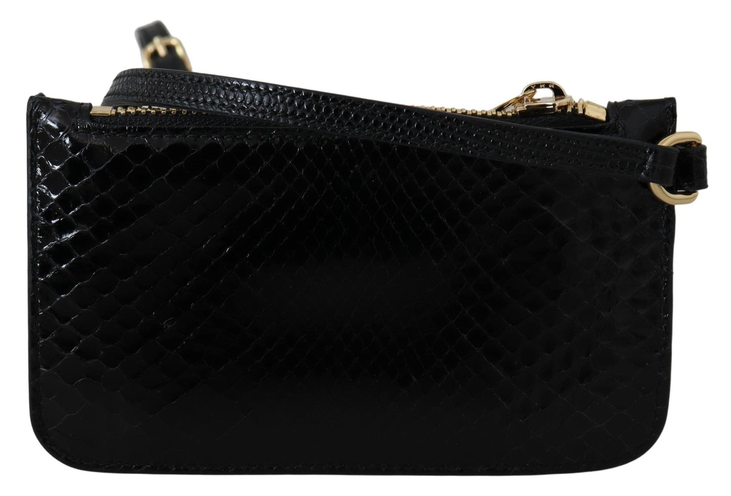 Portafoglio Agnese con specchio e portamonete in pelle nera Dolce &amp; Gabbana