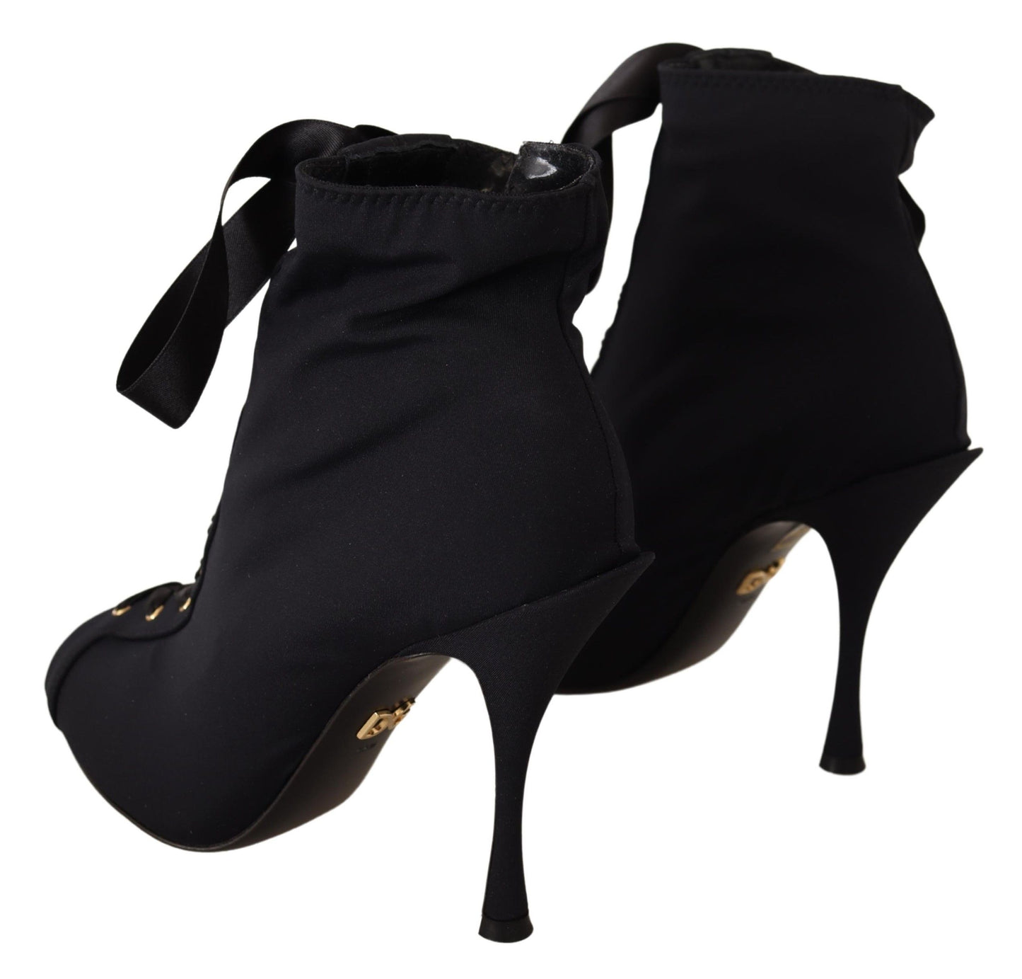 Dolce &amp; Gabbana Stivaletti corti neri elasticizzati