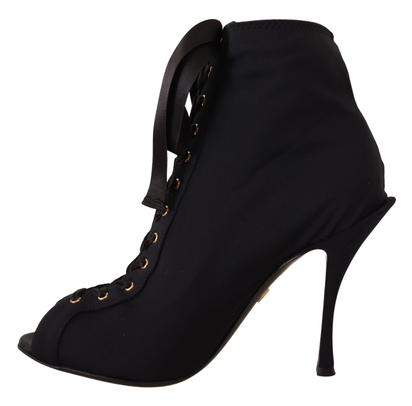Dolce &amp; Gabbana Stivaletti corti neri elasticizzati