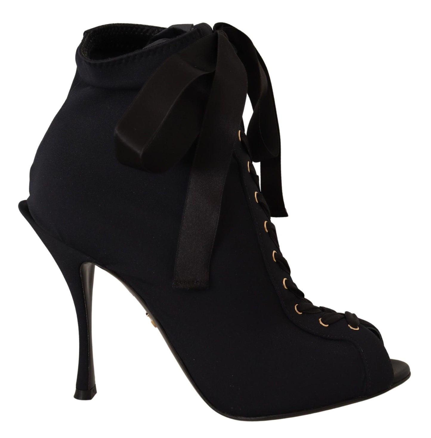 Dolce &amp; Gabbana Stivaletti corti neri elasticizzati