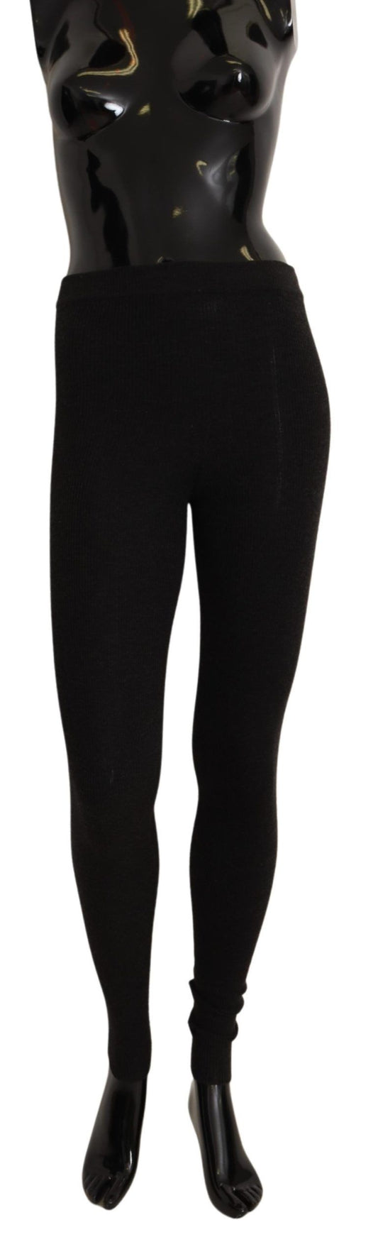 Calzini collant in cashmere grigio Dolce &amp; Gabbana