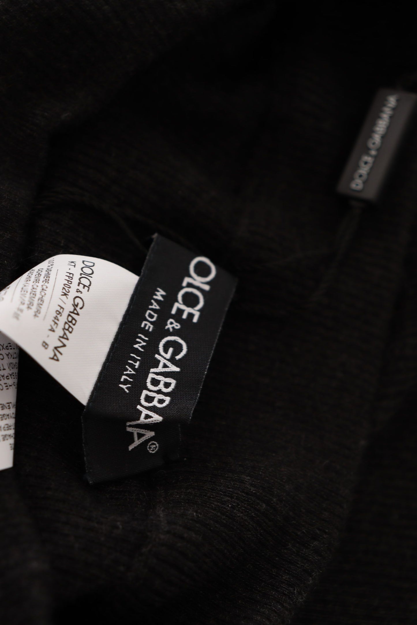 Calzini collant in cashmere grigio Dolce &amp; Gabbana