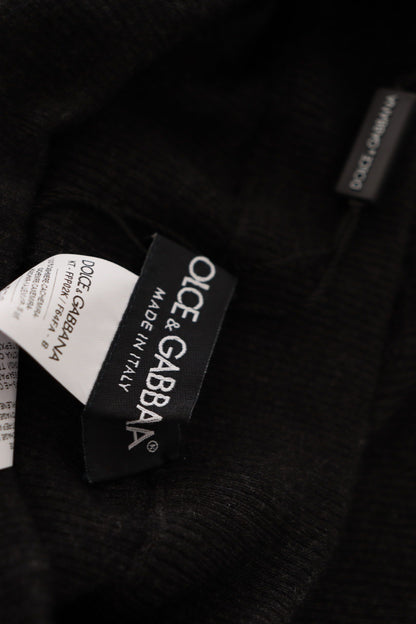 Calzini collant in cashmere grigio Dolce &amp; Gabbana