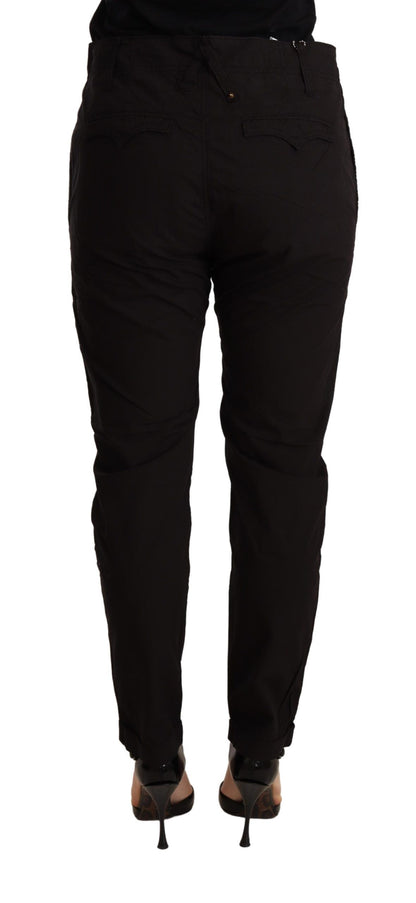 Pantaloni skinny larghi a vita media CYCLE neri