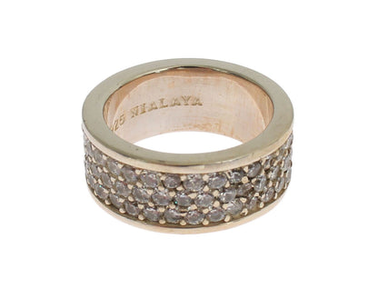 Anello da donna in argento Nialaya con zirconi cubici e argento sterling 925