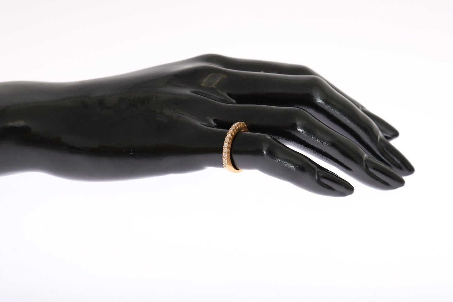 Anello in argento 925 con zirconi trasparenti Nialaya Gold da donna autentico