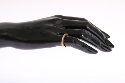 Anello in argento 925 con zirconi trasparenti Nialaya Gold da donna autentico