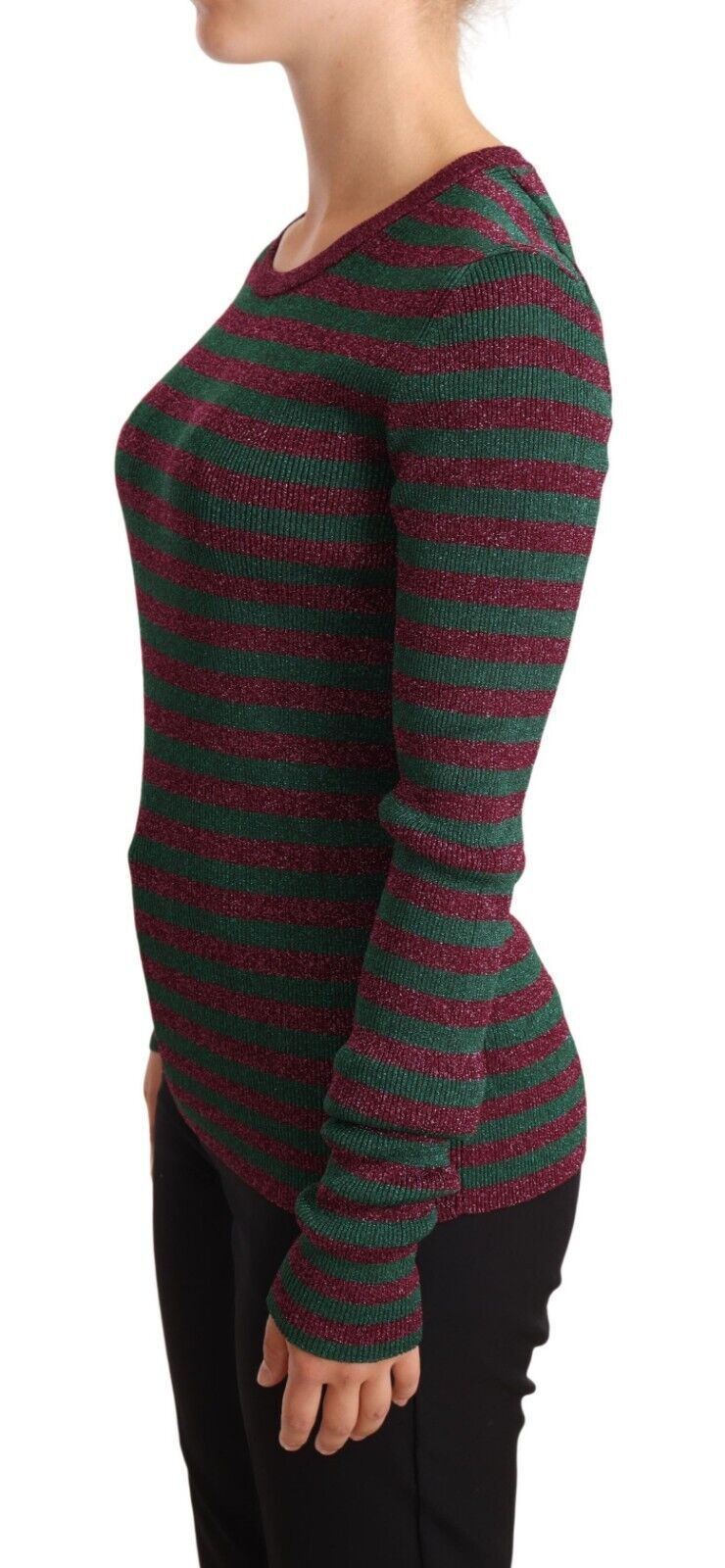 Dolce &amp; Gabbana Maglione girocollo a righe multicolor