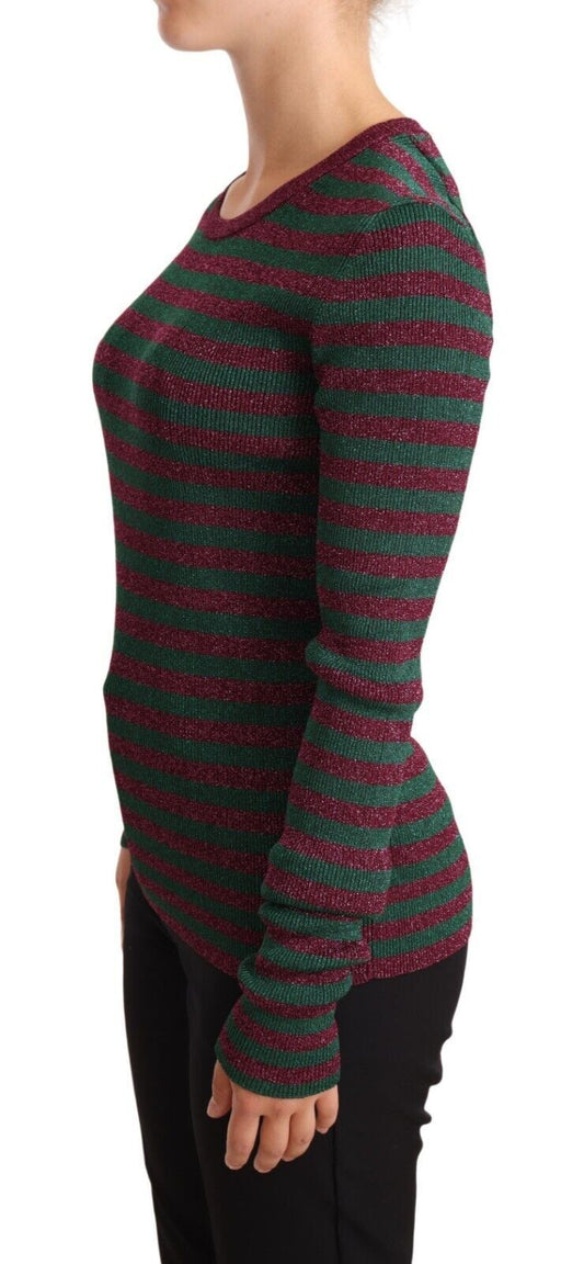Dolce &amp; Gabbana Maglione girocollo a righe multicolor
