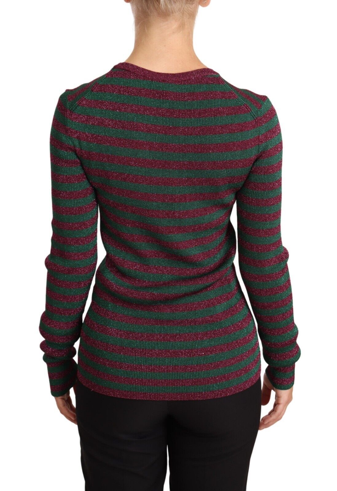Dolce &amp; Gabbana Maglione girocollo a righe multicolor