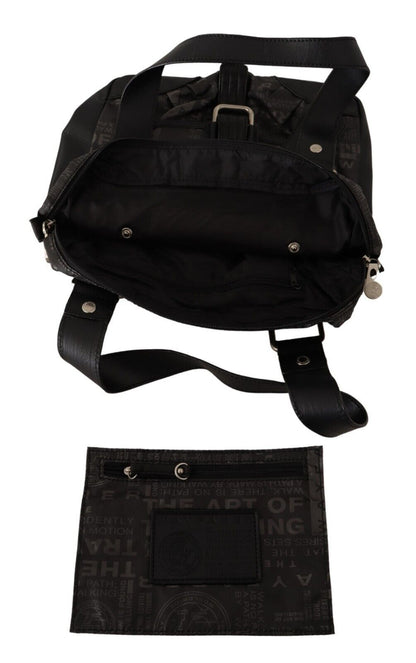 Borsa a tracolla con logo stampato nero WAYFARER