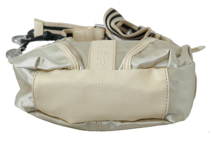 Borsa a tracolla in tessuto WAYFARER bianca