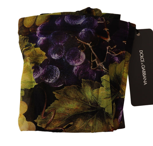 Calze e collant con stampa uva nera Dolce &amp; Gabbana