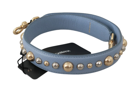 Tracolla per borsa in pelle blu Dolce &amp; Gabbana