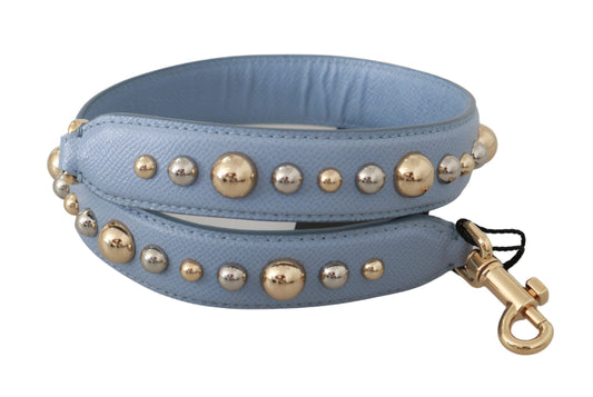 Tracolla per borsa in pelle blu Dolce &amp; Gabbana