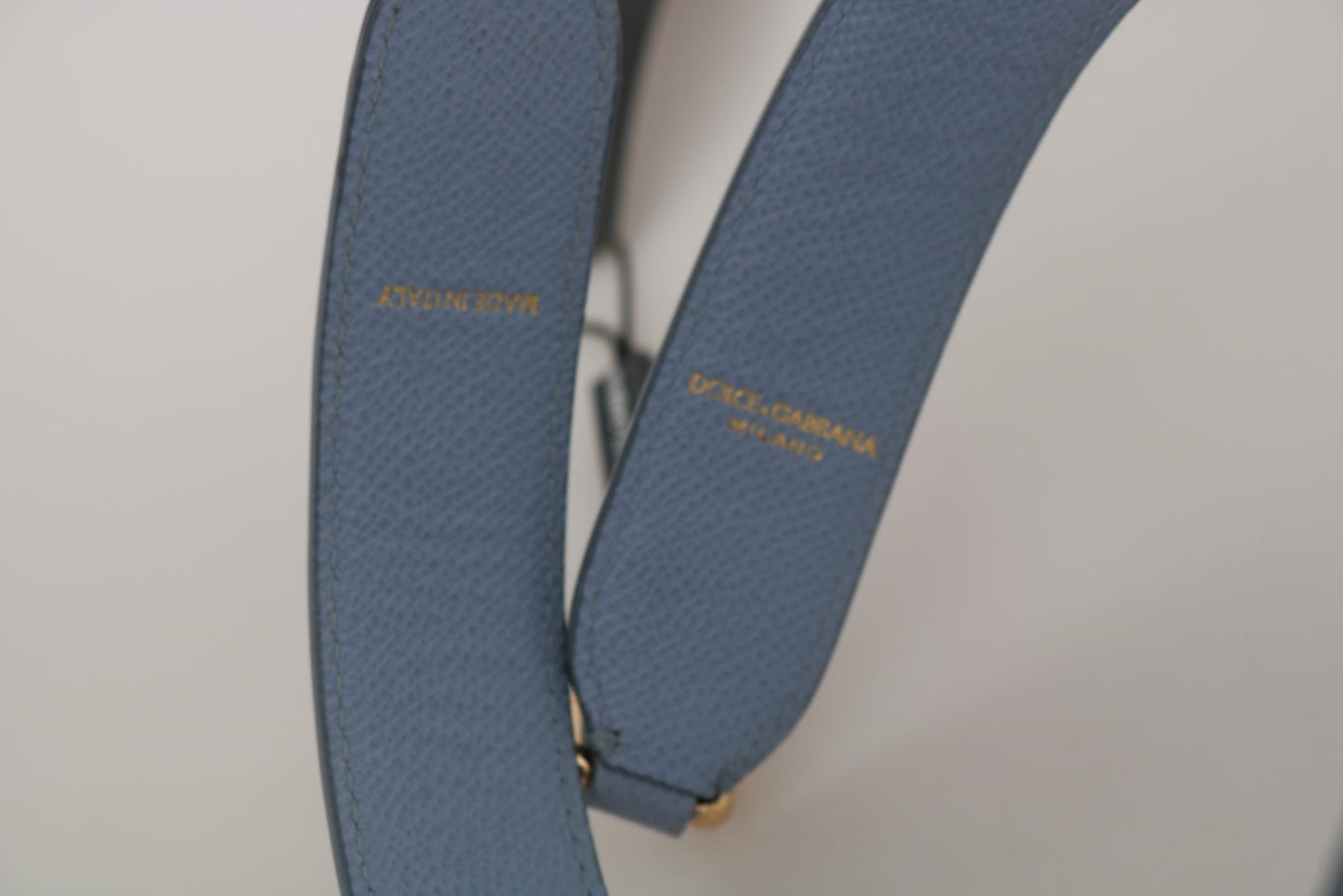 Tracolla per borsa in pelle blu Dolce &amp; Gabbana