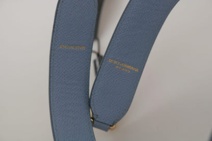 Tracolla per borsa in pelle blu Dolce &amp; Gabbana