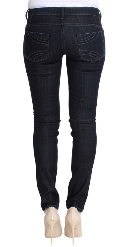 Jeans slim fit elasticizzati in cotone blu Costume National